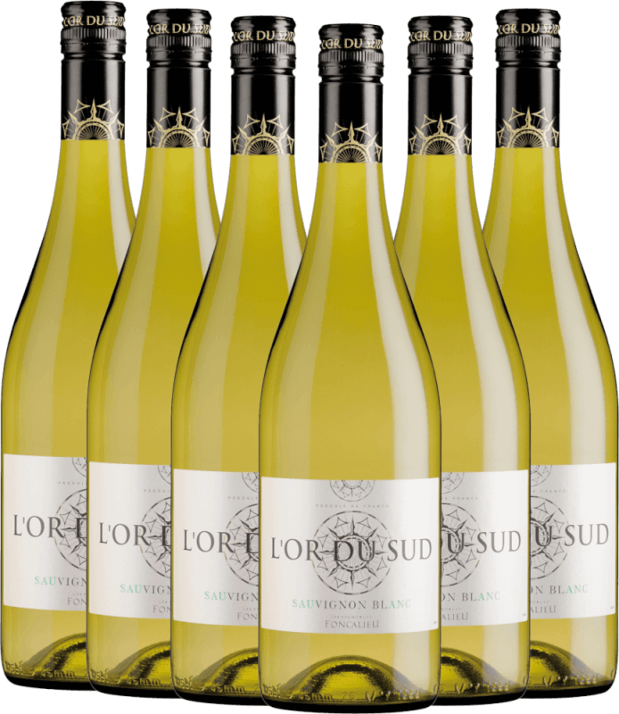 6er Vorteils-Weinpaket - L'Or du Sud Sauvignon Blanc - Les Vignobles Foncalieu