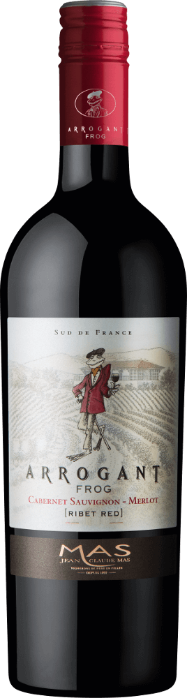 Vorschau: 3er Vorteilspaket Ribet Red Cabernet Sauvignon Merlot - Arrogant Frog