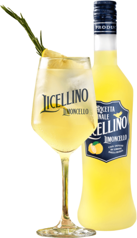 Limoncello včetně sklenice - Licellino