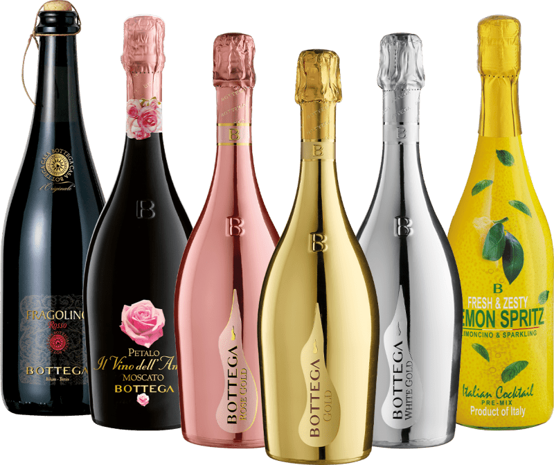 Šumivé potěšení od Bottega - 6x ochutnávkový balíček