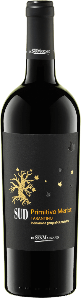 Vorschau: 3x Vorteils-Weinpaket SUD Primitivo Merlot Tarantino IGP - Cantine San Marzano