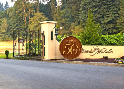 Vstup do Chateau Ste Michelle Vstup do ChateauSteMichelle