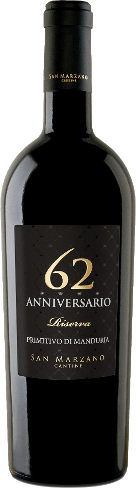 Vorschau: 9x Vorteils-Weinpaket Anniversario 62 Primitivo di Manduria DOC - Cantine San Marzano