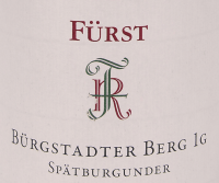 Vorschau: Bürgstadter Berg Spätburgunder 1. Lage - Rudolf Fürst