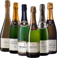 Veselá rozmanitost Crémant de Loire - 6ks ochutnávkový balíček