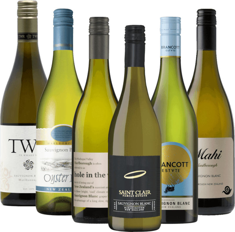 Ultimate Kiwi Pack - Sauvignon Blanc z Marlborough - 6x objevné balení