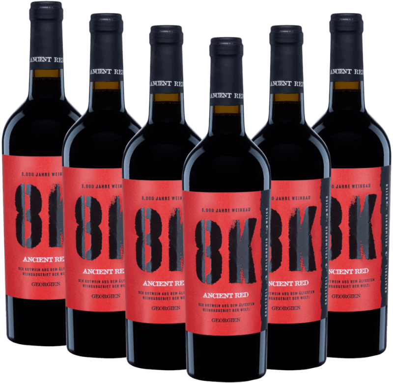 8K Ancient red - Teliani Valley vinařství - zvýhodněný balíček 6×