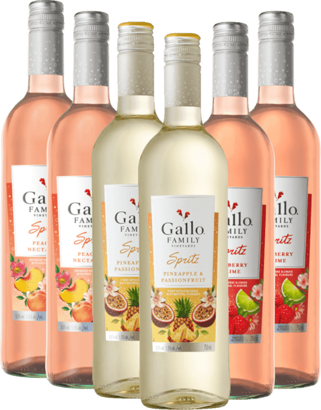 6er zkušební balíček - osvěžující koktejly od Gallo Family