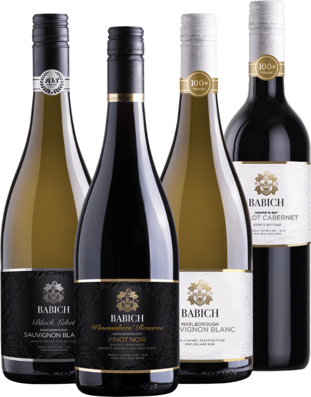 Babich Premium Selection – sada 4 degustačních lahví z Nového Zélandu